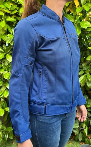 Chaqueta Moto Revit Mujer Azul verano
