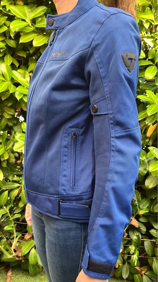 Chaqueta Moto Revit Mujer Azul verano