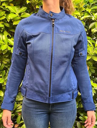 Chaqueta Moto Revit Mujer Azul verano