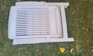 Lote 4 Sillas Grosfillex Blancas Plástico