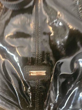 Borsa Max Mara Pelle Vernice Nera