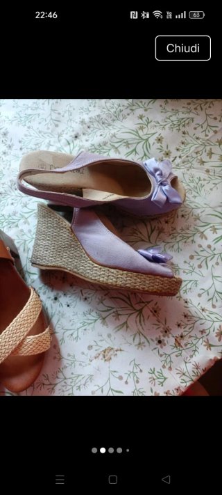 Sandali donna viola