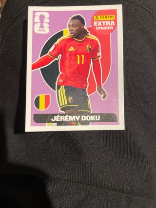 Sticker Jérémy Doku Panini Extra