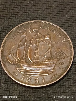 Monedas antiguas Británicas variante + tirada -