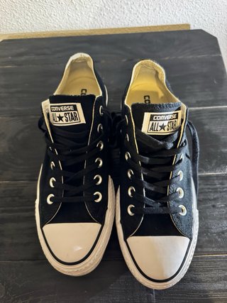 Converse plataforma negras