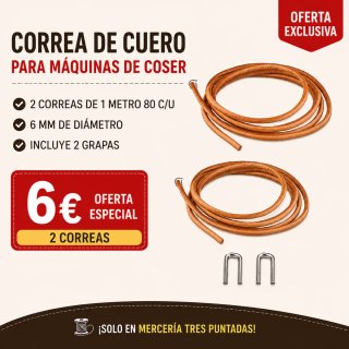 Oferta: 2 correas por solo 6 €
