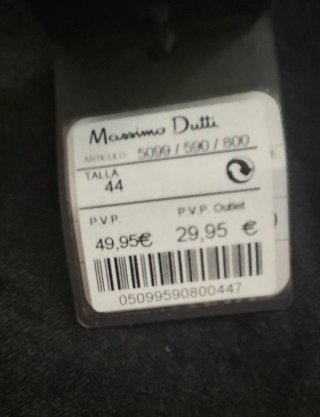 Massino Dutti Pantalón vaquero mujer