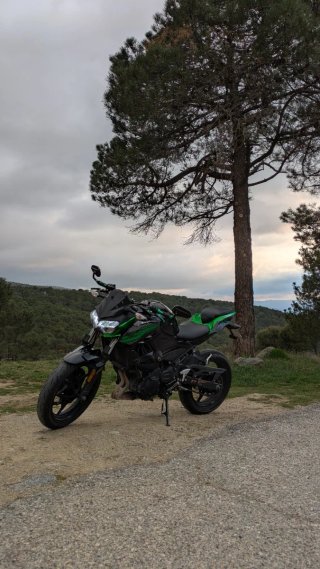Kawasaki Z400 2019 Negra/Verde