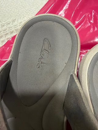 Sandalias Clarks Mujer Plataforma Lentejuelas