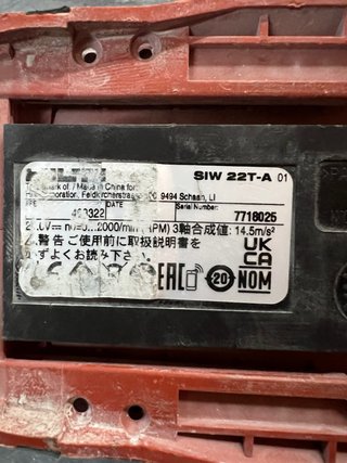 Llave de Impacto Hilti SIW 22T-A