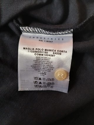 Polo Marina Yachting M – Blu scuro con colletto a