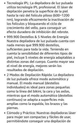 Depiladora Láser