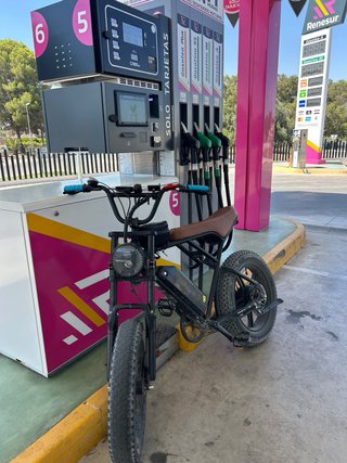 Bicicleta Eléctrica Fat Bike Negra