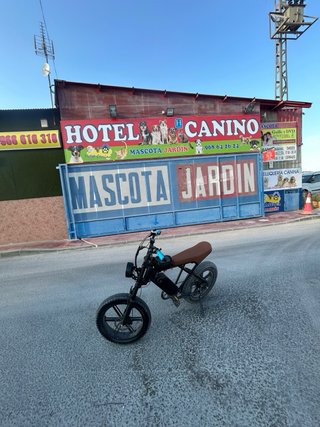 Bicicleta Eléctrica Fat Bike Negra