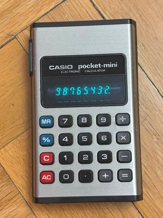 ANTIGUA CALCULADORA CASIO POCKET MINI P-810
