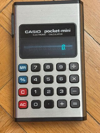 ANTIGUA CALCULADORA CASIO POCKET MINI P-810