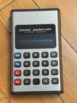 ANTIGUA CALCULADORA CASIO POCKET MINI P-810