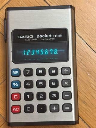 ANTIGUA CALCULADORA CASIO POCKET MINI P-810