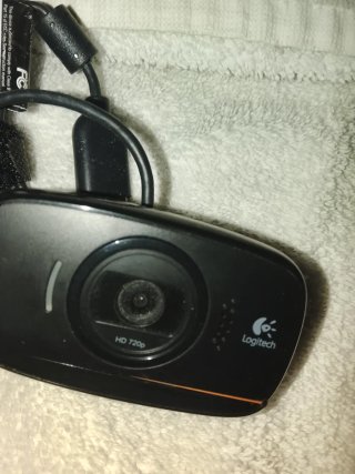 Webcam Logitech HD 720p Nera