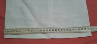 Massimo Dutti pantalón Mujer Talla 42 Blanco roto