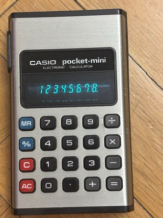 Calculadora Casio pocket-mini