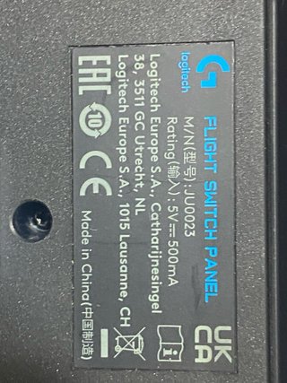 Controlador de vuelo Logitech