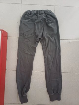 Pantaloni bambina 8-9 anni grigi