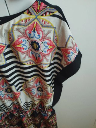 Vestido estampado talla única