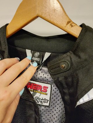 Chaqueta Motorista Mujer Raiders Negra XL