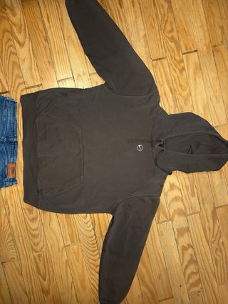 Sudadera Retro Nike Logo centro Marron Talla S