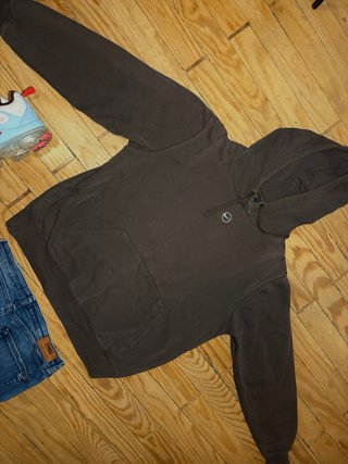 Sudadera Retro Nike Logo centro Marron Talla S