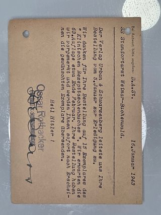 Lote Buchenwald 1942-43: dos documentos originales