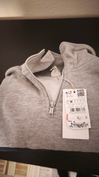 Sudadera Springfield gris y azul Talla M