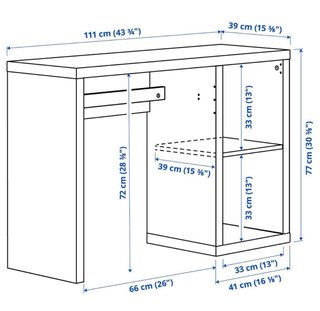 Escritorio KALLAX Blanco IKEA