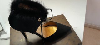 Zapatos El Caballo Negros Talla 39