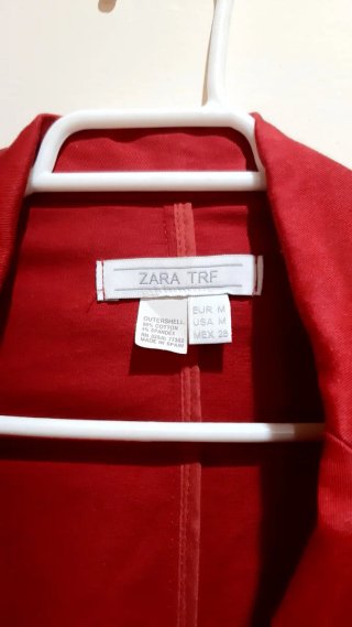 Chaqueta Zara Roja Talla M