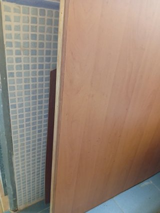 Tablero rectangular , de 2'40 de largo X 1 m