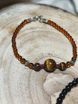 Pack 2 Pulseras Onix y Ojo de Tigre