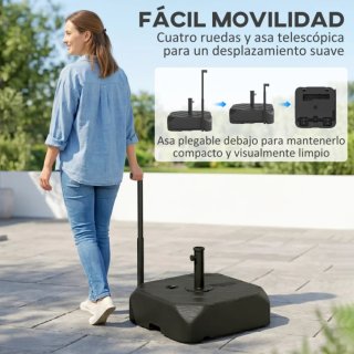 Base para sombrilla de exterior