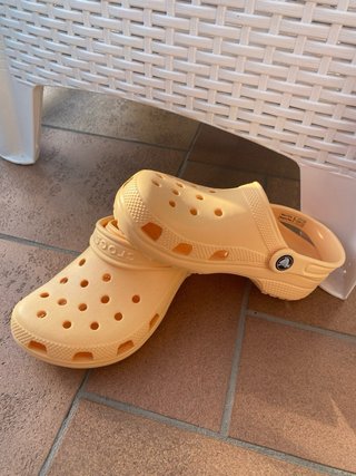 Crocs classic arancioni bambino tg.33-34