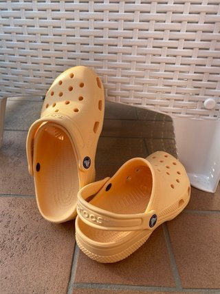 Crocs classic arancioni bambino tg.33-34