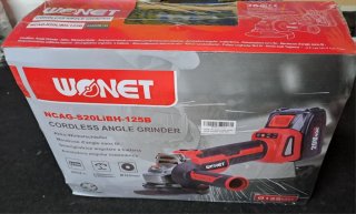 Amoladora Angular Inalámbrica WONET 125mm