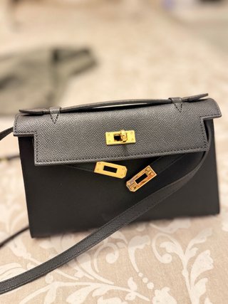 Bolso de Lujo H Negro y Dorado