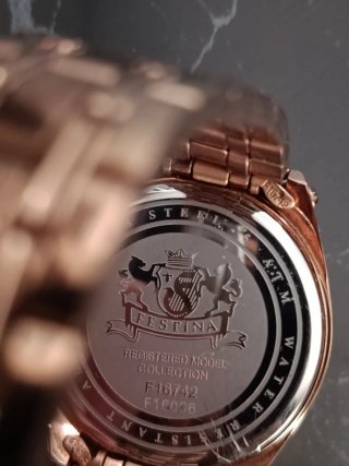 Reloj Festina Mujer rosa dorado