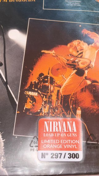Vinilo Nirvana Load Up On Guns Rennes 1991