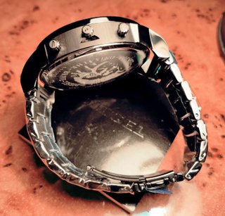 Reloj Diesel Mr Daddy, cristal verde iridiscente
