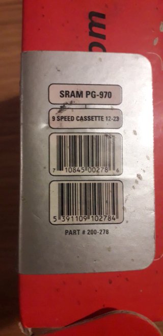 Cassette SRAM PG-970 Nuevo 12-23
