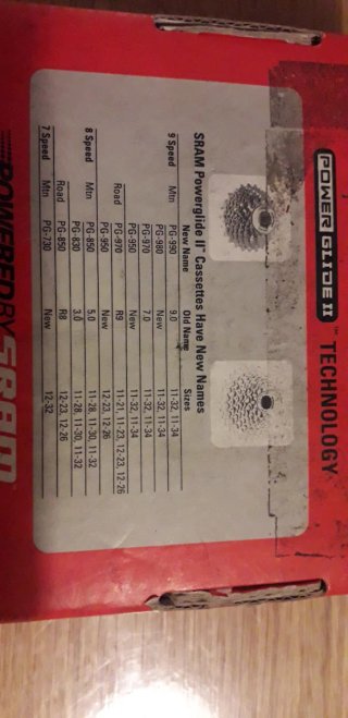 Cassette SRAM PG-970 Nuevo 12-23