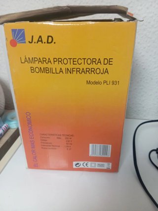 Lámpara Protectora Bombilla Infrarroja