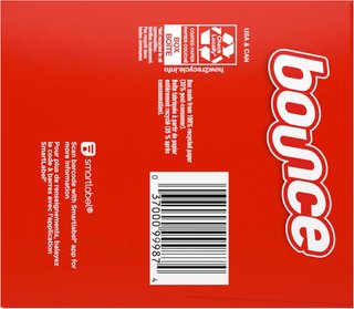 Bounce hojas suavizante aroma lino fresco